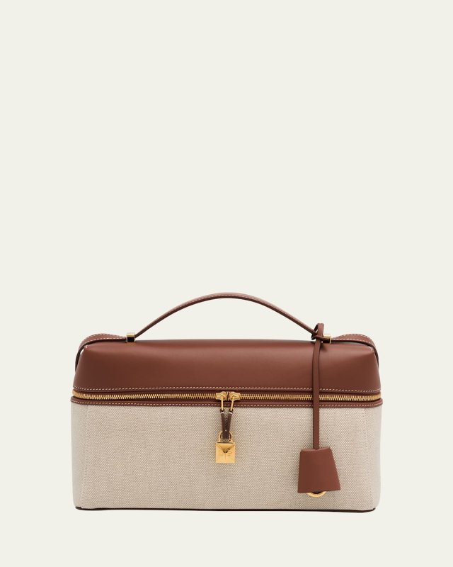 Zip Canvas Top-Handle Bag